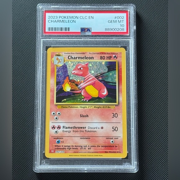 2023 charmeleon pokemon card SV 151 #169/165 Illustration Rare PSA 9 – Burbank Cards Wx2 / None / 2 Artist Shiny Hunting? , Cert number,